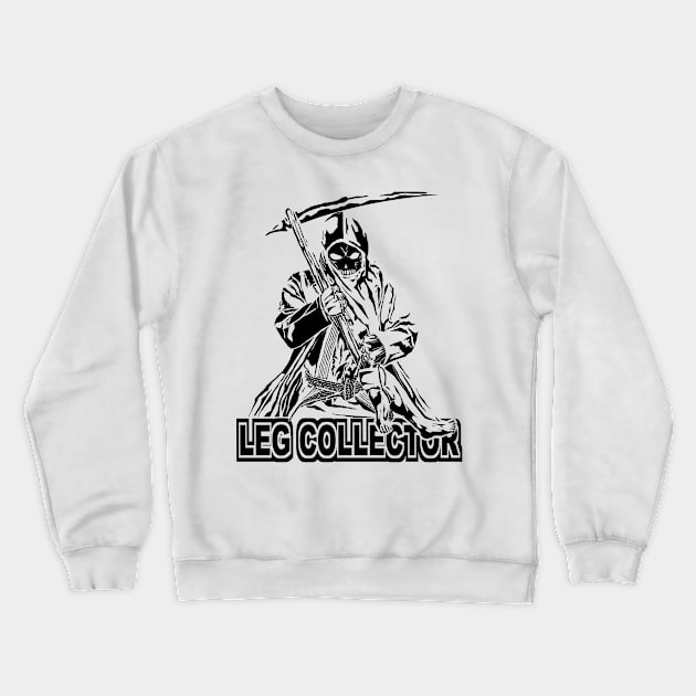 Leg Collector Crewneck Sweatshirt by eokakoart